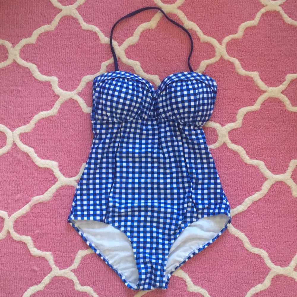 Lauren James Blue Swimsuit One-piece SM